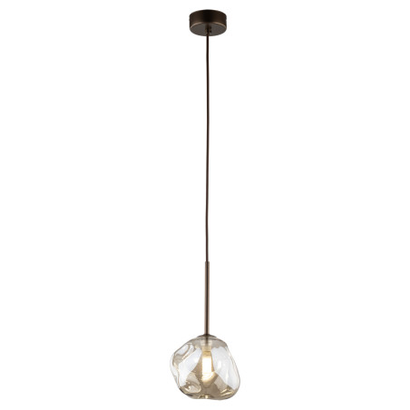 Lampa wisząca szklana Lava Brown TK Lighting | Elegancki design