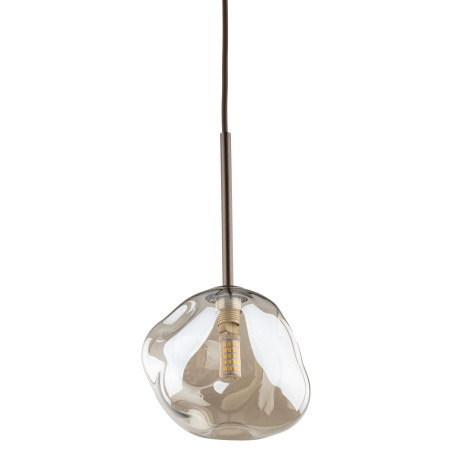 Lampa wisząca szklana Lava Brown TK Lighting | Elegancki design