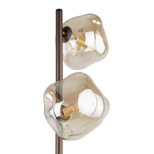 Lampa podłogowa szklana 3 punktowa Lava Brown TK Lighting | Nowoczesny design