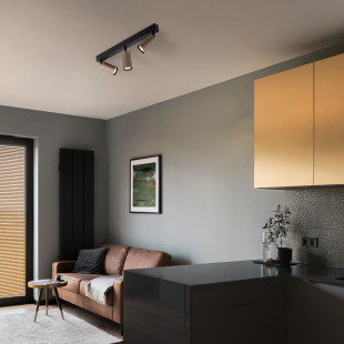 Reflektor sufitowy ryflowany 3x GU10 Tune brązowy TK Lighting