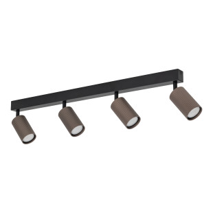 Reflektor sufitowy 4-punktowy Tune - TK Lighting | Brązowy