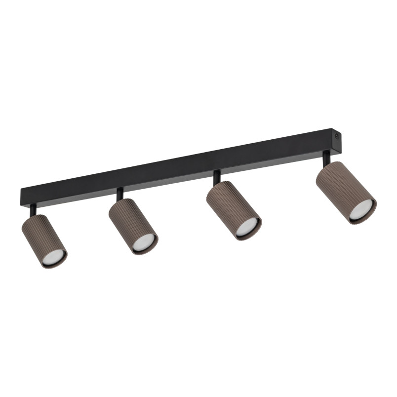 Reflektor sufitowy 4-punktowy Tune - TK Lighting | Brązowy