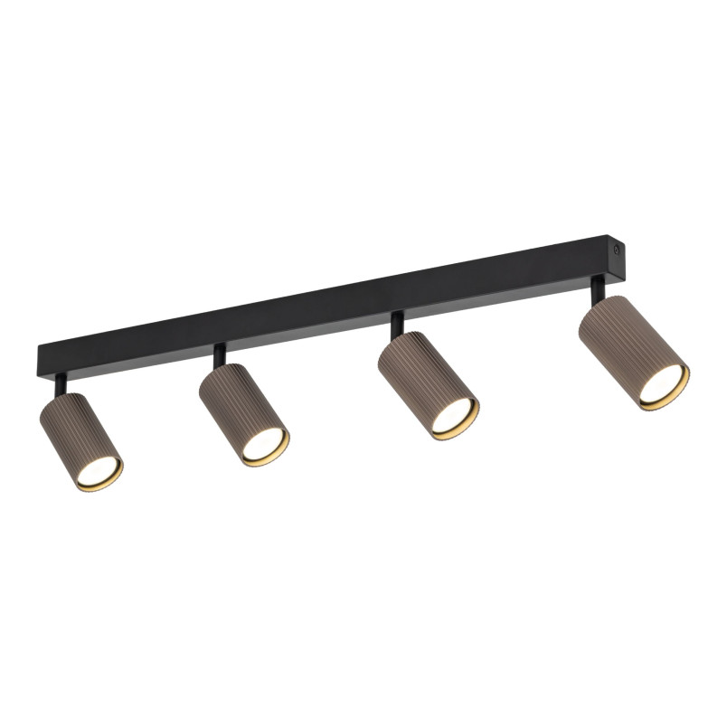 Reflektor sufitowy 4-punktowy Tune - TK Lighting | Brązowy