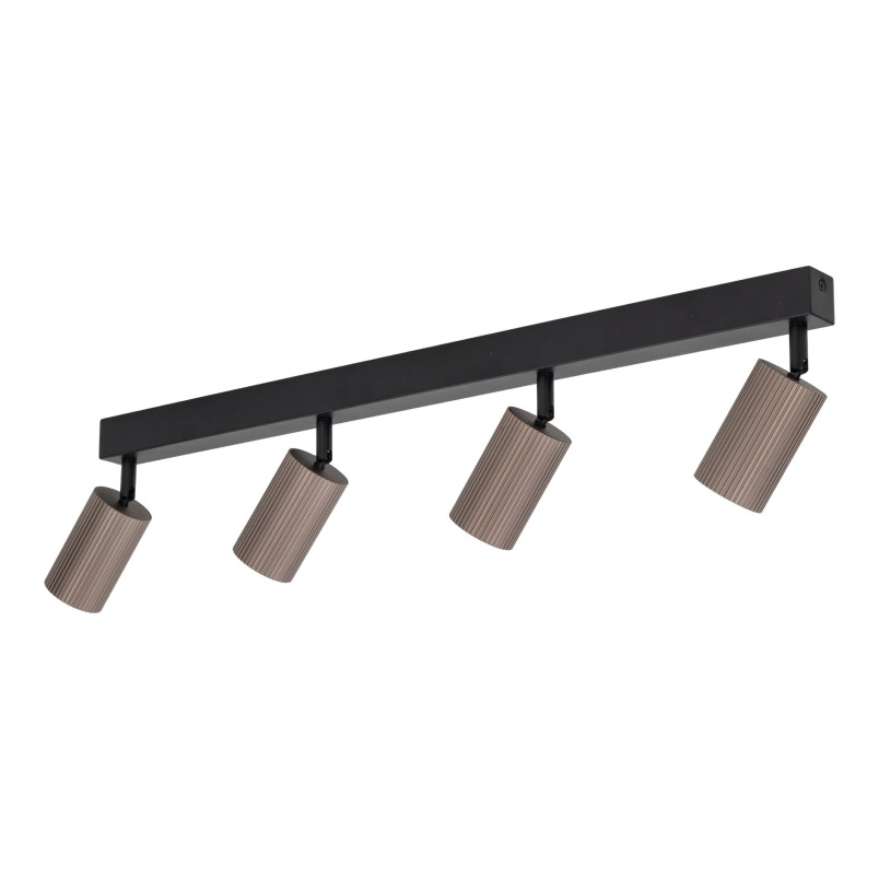 Reflektor sufitowy 4-punktowy Tune - TK Lighting | Brązowy