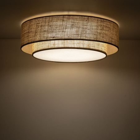 Plafon Boho Calisto Juta 50cm | TK Lighting - Odkryj ciepło naturalnych materiał