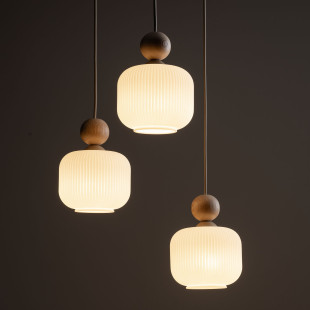 Lampa wisząca Ballo | Szklana, 3 punktowa | TK Lighting