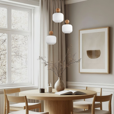 Lampa wisząca Ballo | Szklana, 3 punktowa | TK Lighting