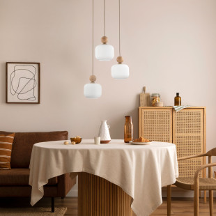 Lampa wisząca Ballo | Szklana, 3 punktowa | TK Lighting