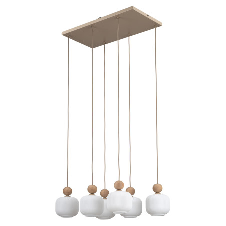 Lampa wisząca szklana 6 punktowa Ballo - TK Lighting