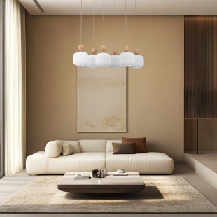 Lampa wisząca szklana 6 punktowa Ballo - TK Lighting