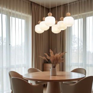 Lampa wisząca szklana 6 punktowa Ballo - TK Lighting
