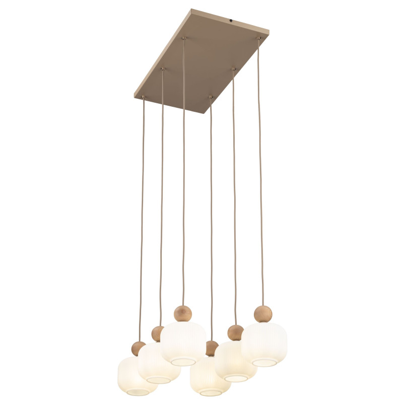 Lampa wisząca szklana 6 punktowa Ballo - TK Lighting