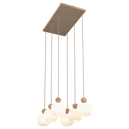 Lampa wisząca szklana 6 punktowa Ballo - TK Lighting