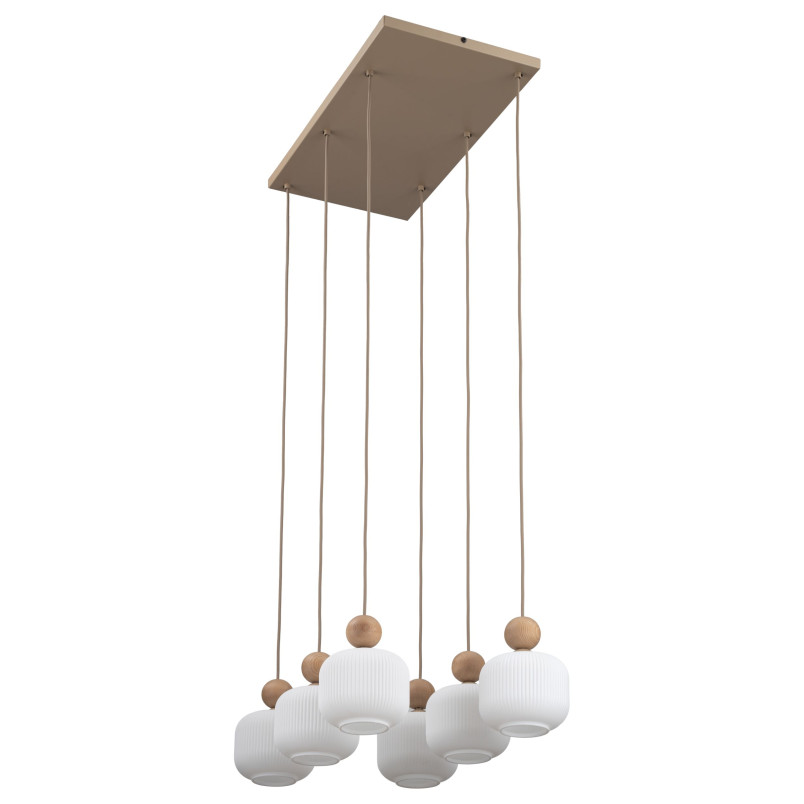 Lampa wisząca szklana 6 punktowa Ballo - TK Lighting