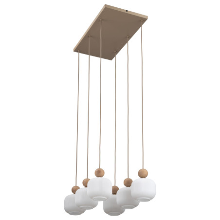 Lampa wisząca szklana 6 punktowa Ballo - TK Lighting