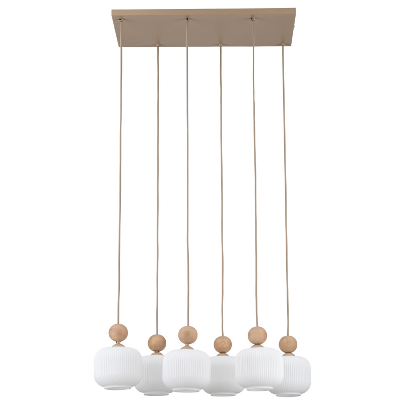 Lampa wisząca szklana 6 punktowa Ballo - TK Lighting