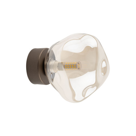Plafon szklany Lava Brown TK Lighting | Modern, 17cm