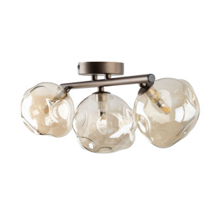 Palafon szklany 3 punktowy Lava Brown TK Lighting | Oświetlenie