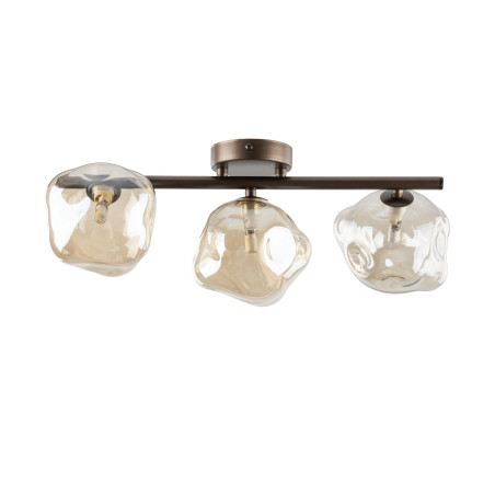 Palafon szklany 3 punktowy Lava Brown TK Lighting | Oświetlenie