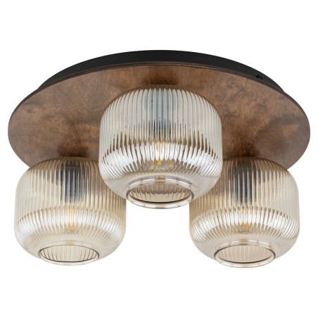 Plafon szklany 3-punktowy retro Salvia TK Lighting | 42cm