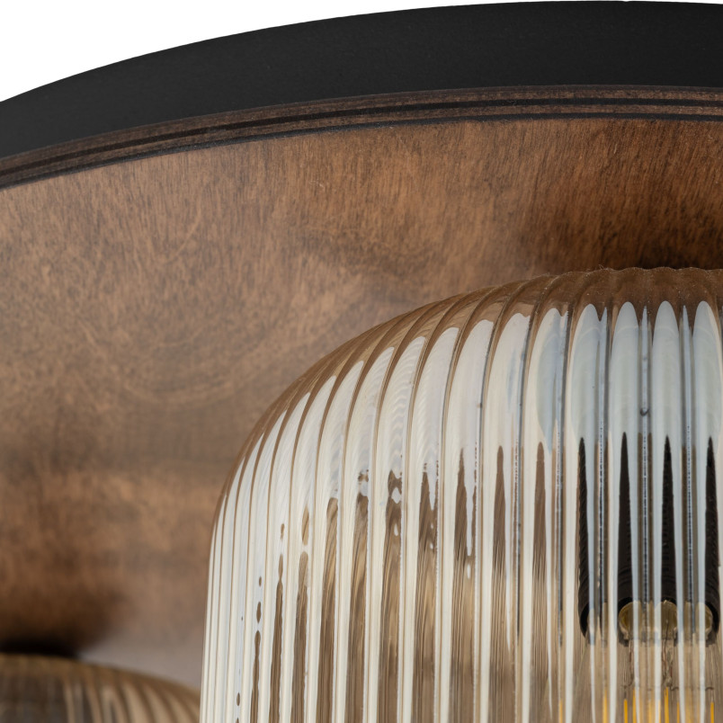 Plafon szklany 3-punktowy retro Salvia TK Lighting | 42cm