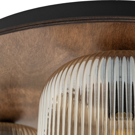 Plafon szklany 3-punktowy retro Salvia TK Lighting | 42cm