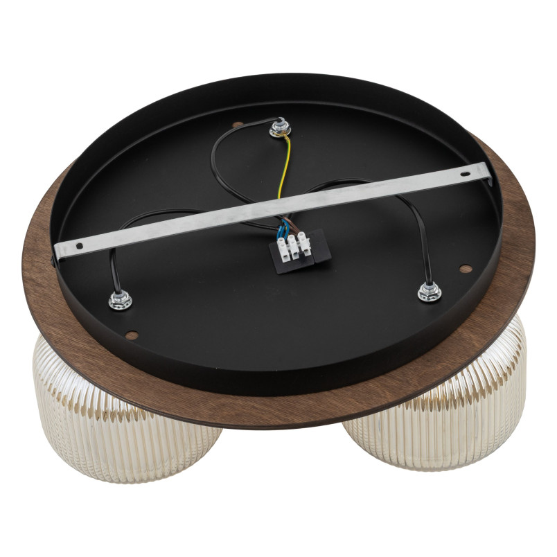 Plafon szklany 3-punktowy retro Salvia TK Lighting | 42cm