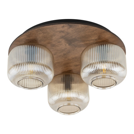 Plafon szklany 3-punktowy retro Salvia TK Lighting | 42cm