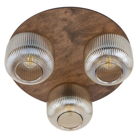 Plafon szklany 3-punktowy retro Salvia TK Lighting | 42cm