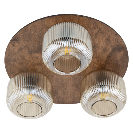 Plafon szklany 3-punktowy retro Salvia TK Lighting | 42cm
