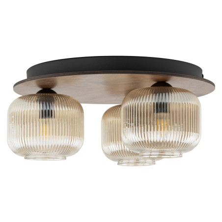 Plafon szklany 3-punktowy retro Salvia TK Lighting | 42cm