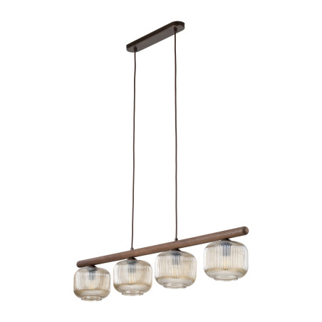 Lampa wisząca Salvia - 4 punkty, szkło ryflowane, TK Lighting