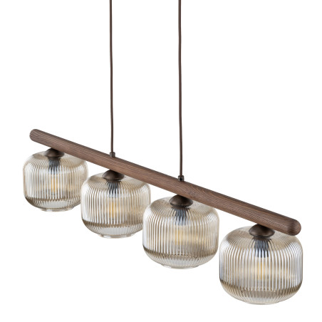 Lampa wisząca Salvia - 4 punkty, szkło ryflowane, TK Lighting