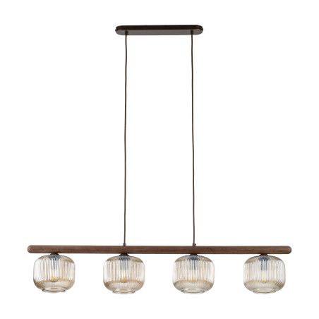 Lampa wisząca Salvia - 4 punkty, szkło ryflowane, TK Lighting