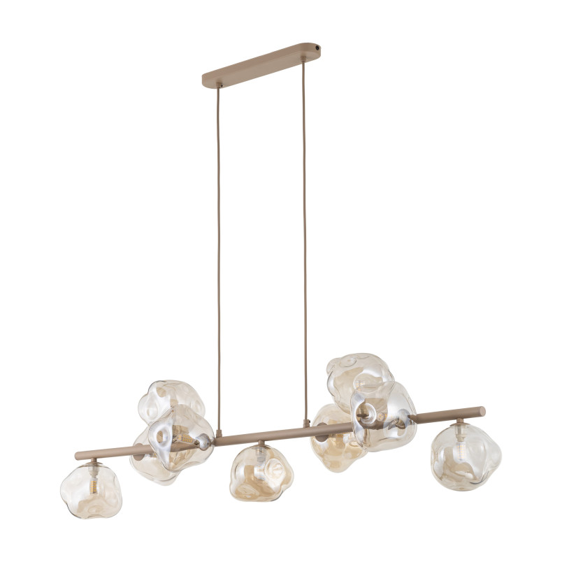 Lampa wisząca szklana Lava Sabia TK Lighting | Modern | 116cm