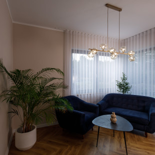 Lampa wisząca szklana Lava Sabia TK Lighting | Modern | 116cm