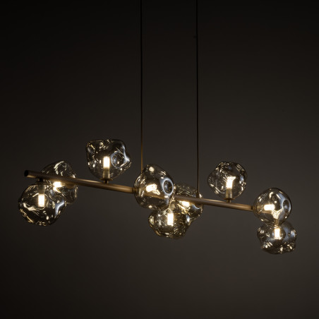 Lampa wisząca szklana Lava Sabia TK Lighting | Modern | 116cm
