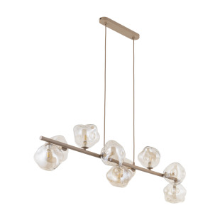 Lampa wisząca szklana Lava Sabia TK Lighting | Modern | 116cm
