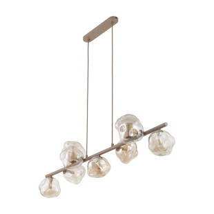 Lampa wisząca szklana Lava Sabia TK Lighting | Modern | 116cm