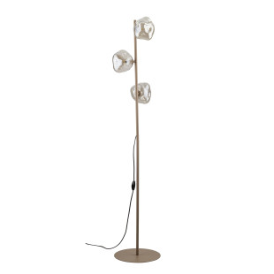 Lampa podłogowa szklana Lava Sabia TK Lighting | Modern | 3 punkty