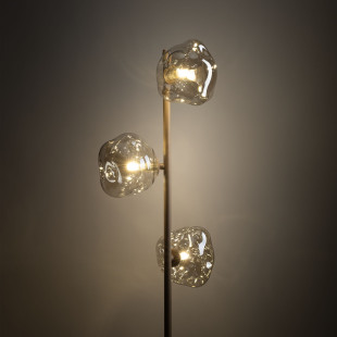 Lampa podłogowa szklana Lava Sabia TK Lighting | Modern | 3 punkty