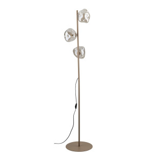 Lampa podłogowa szklana Lava Sabia TK Lighting | Modern | 3 punkty