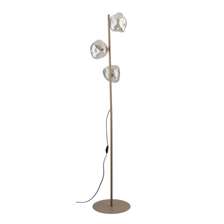 Lampa podłogowa szklana Lava Sabia TK Lighting | Modern | 3 punkty