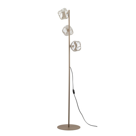 Lampa podłogowa szklana Lava Sabia TK Lighting | Modern | 3 punkty