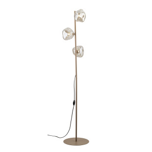 Lampa podłogowa szklana Lava Sabia TK Lighting | Modern | 3 punkty