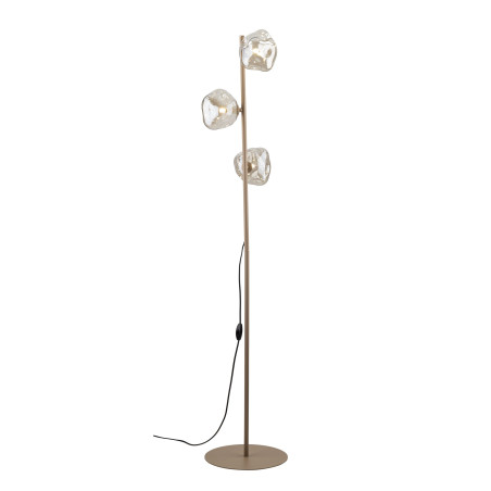 Lampa podłogowa szklana Lava Sabia TK Lighting | Modern | 3 punkty