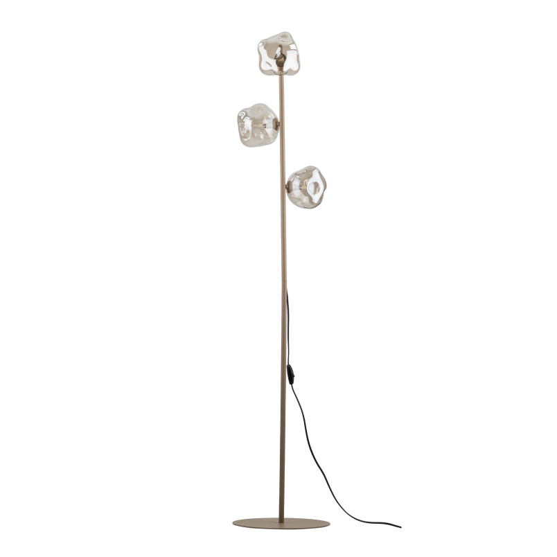 Lampa podłogowa szklana Lava Sabia TK Lighting | Modern | 3 punkty