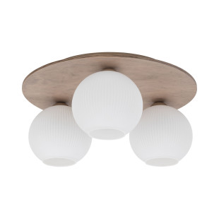 Plafon szklany 3 kule Virlo biały/beż TK Lighting - Skandynawski design