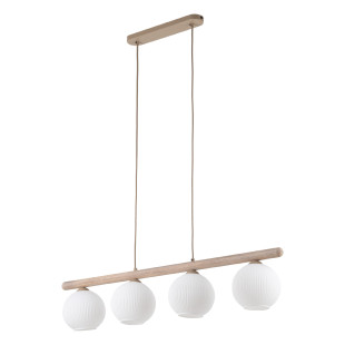 Lampa wisząca Virlo: 4 szklane kule, 95cm - TK Lighting