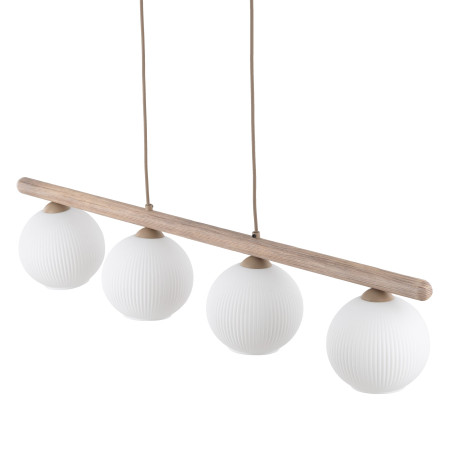 Lampa wisząca Virlo: 4 szklane kule, 95cm - TK Lighting